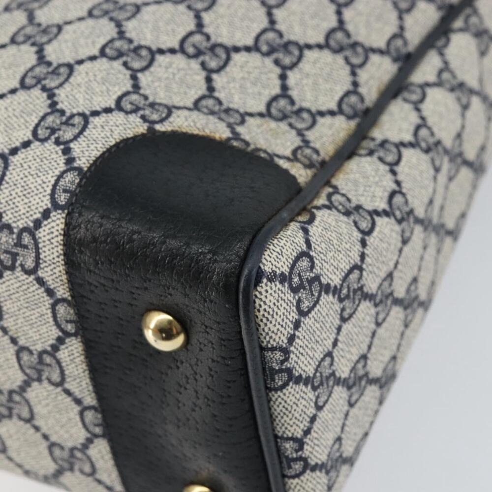 GUCCI GG Supreme Sherry Line Hand Bag PVC Navy Red 378 002 4466 Auth ep12166 - Picture 15 of 16